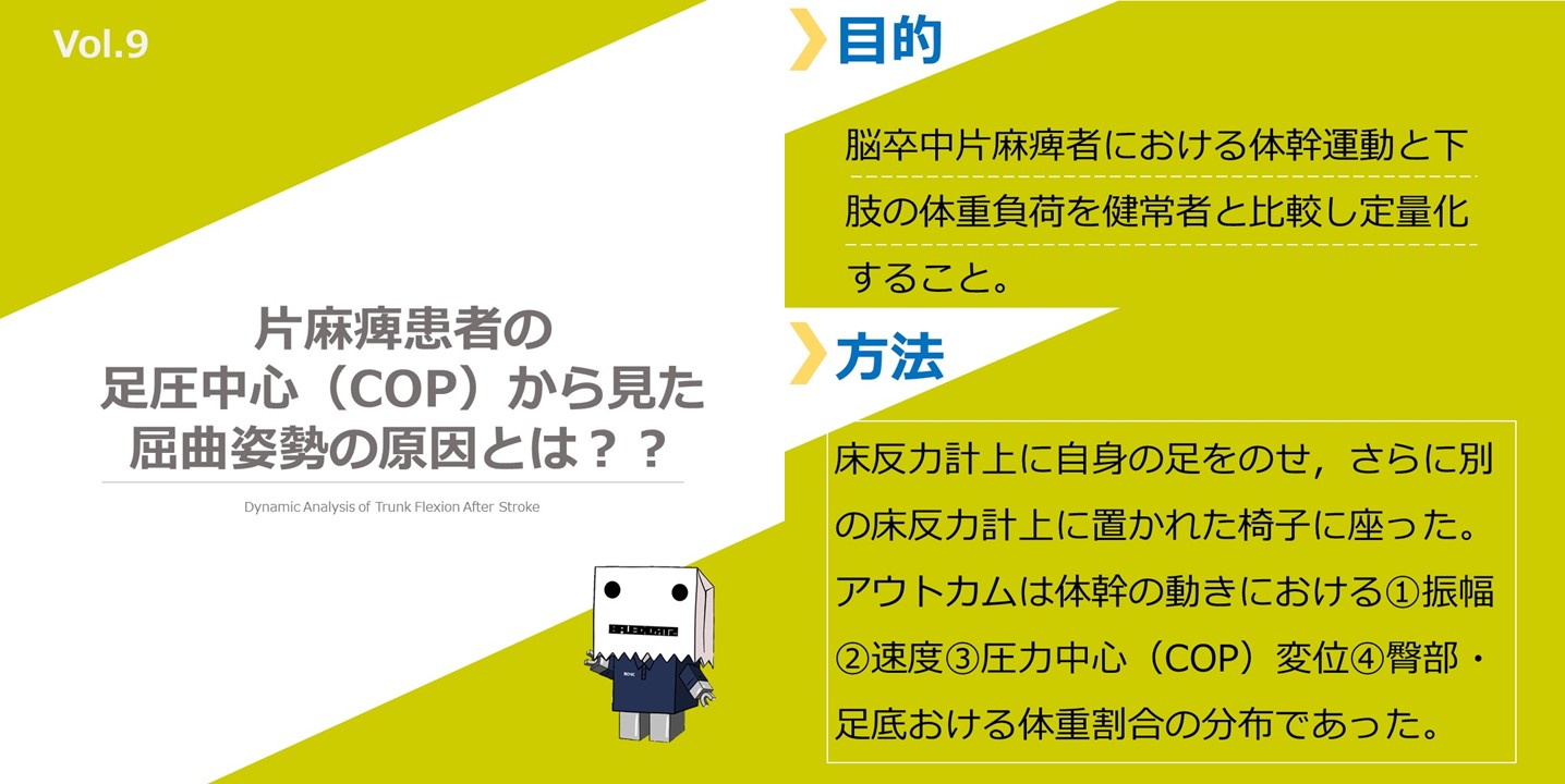 片麻痺患者の足底中心（COP）から見た屈曲姿勢の原因とは？？見出し画像１