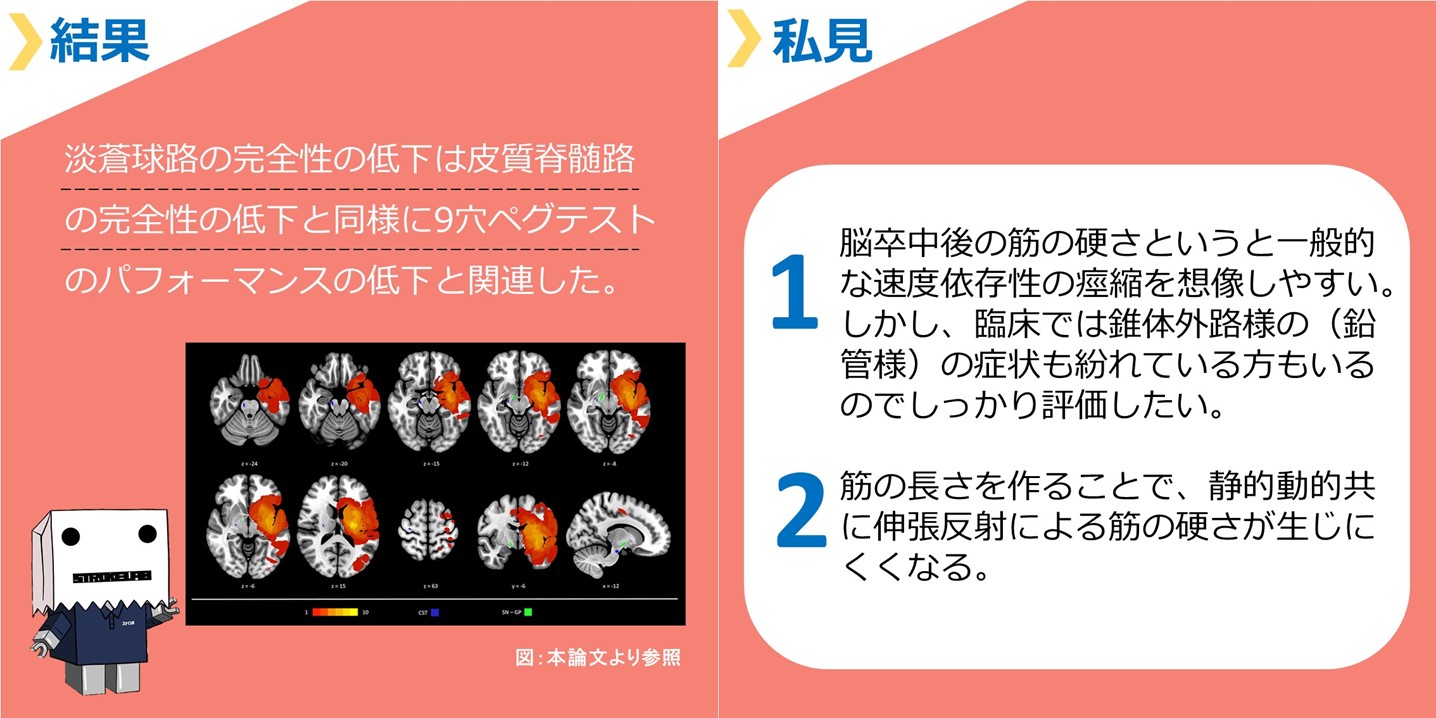 錐体外路と手指巧緻性の関連性　まとめ図２