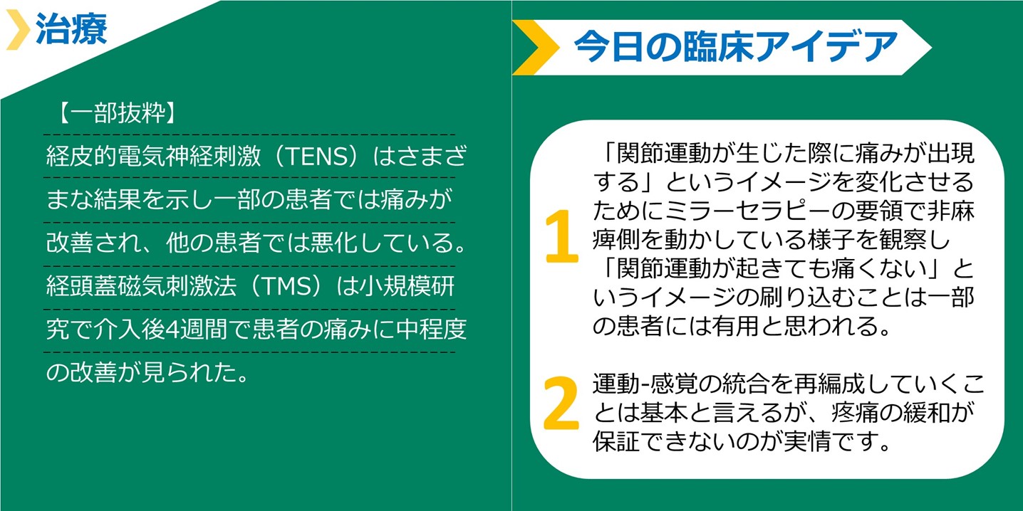 視床痛（中枢性疼痛）についての最新知見　まとめ（２）