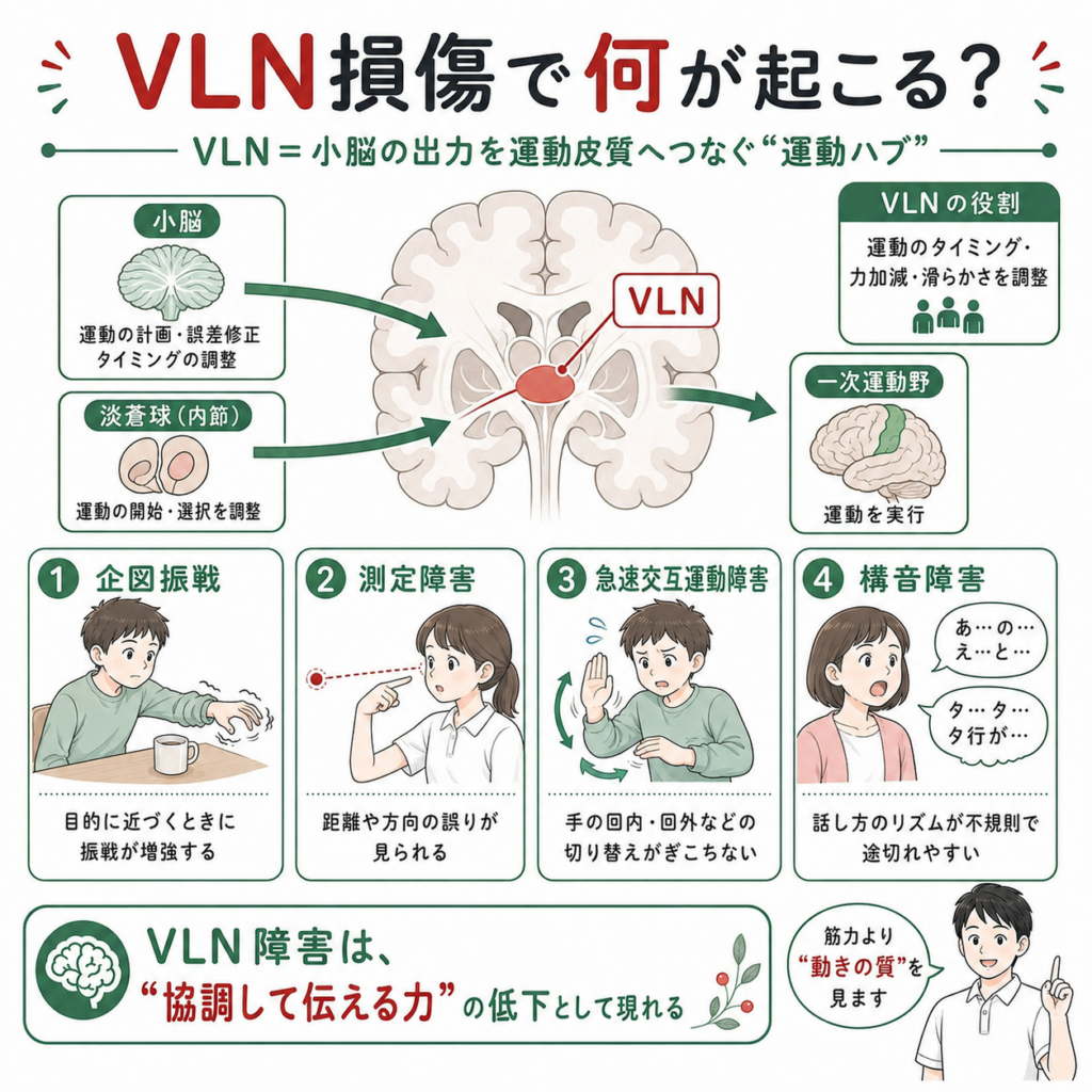 2026年版】視床外側腹側核の役割とは？：視床小脳経路から失調リハビリ