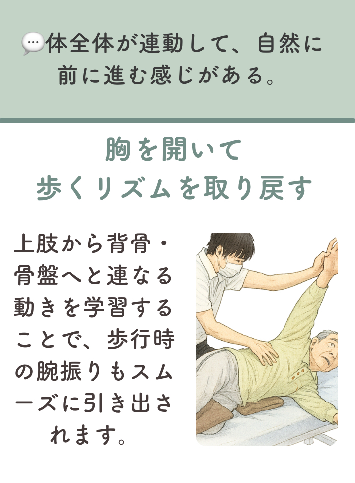 セラピー内容5:方向転換・後退の練習