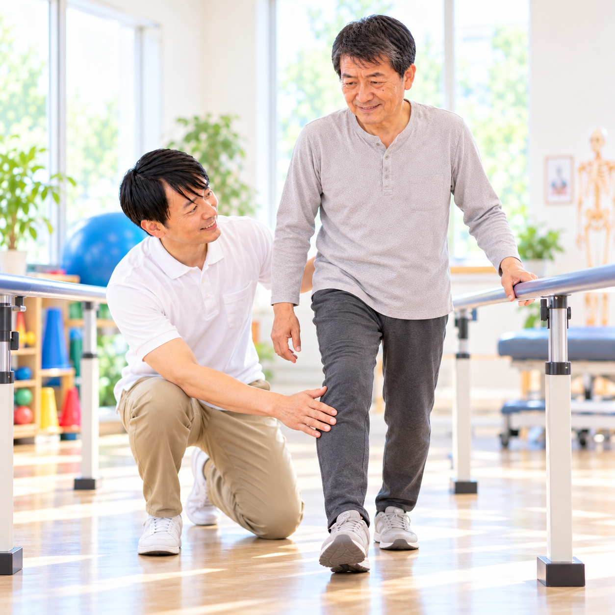 反張膝（バックニー）の原因と治し方｜脳卒中後に多い理由・評価・装具