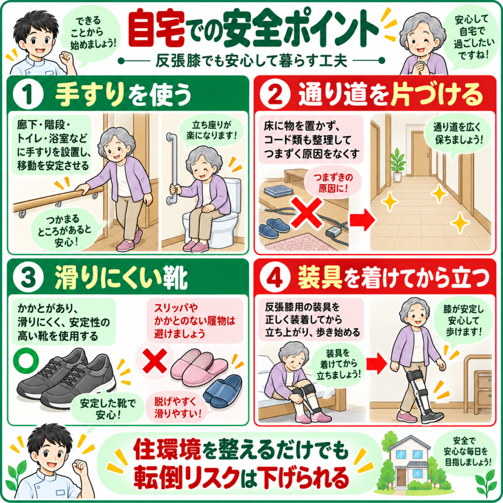 反張膝（バックニー）の原因と治し方｜脳卒中後に多い理由・評価・装具