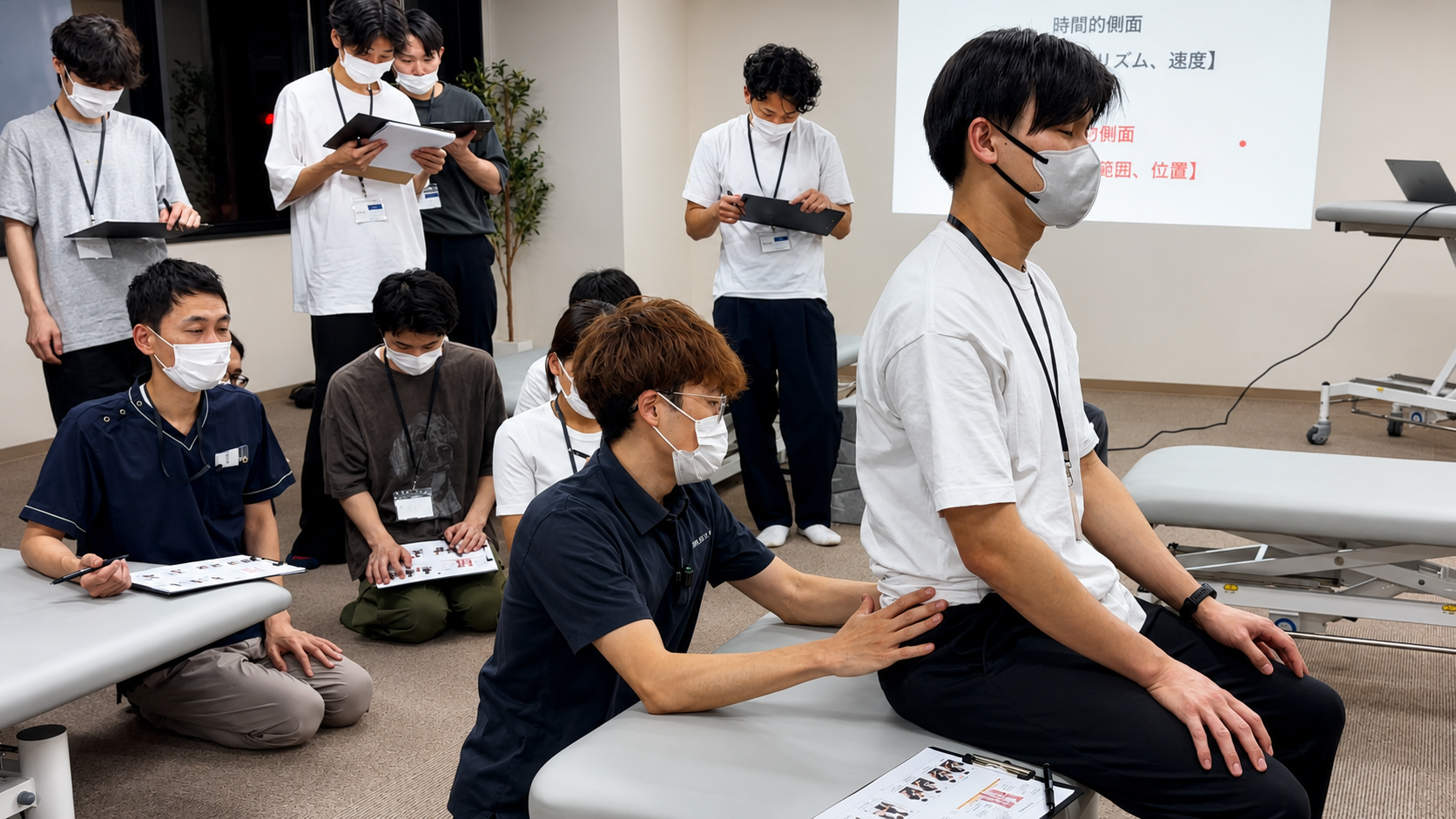 大阪店での療法士向け講習会の様子
