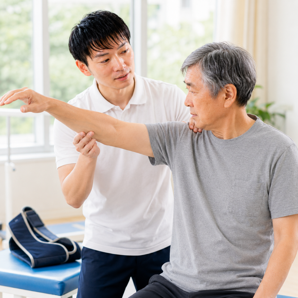 上腕骨骨折後のリハビリ