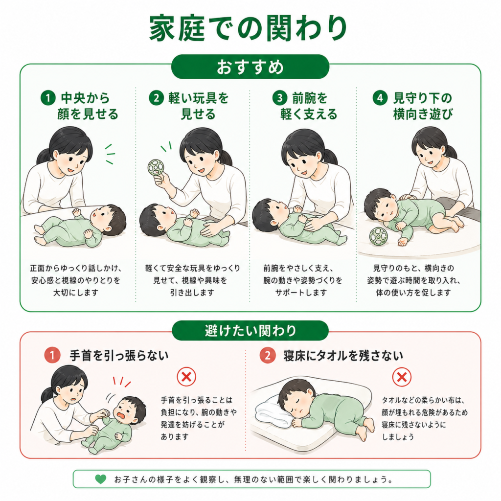家庭での関わり
