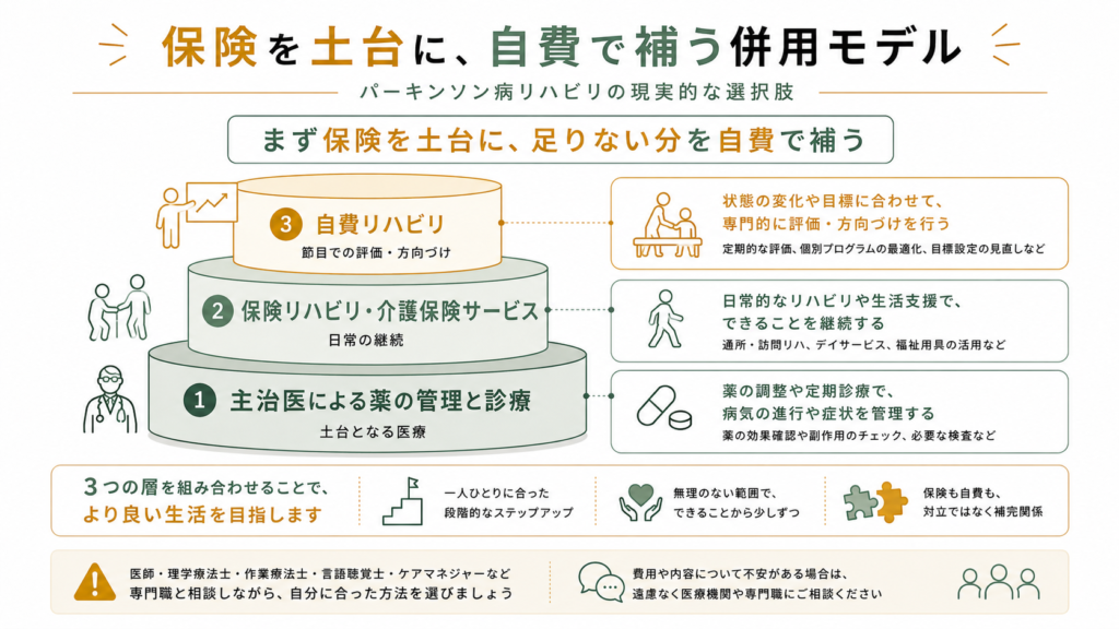 保険内リハビリとの併用