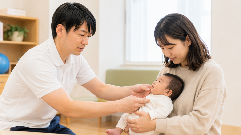 抱っこ指導