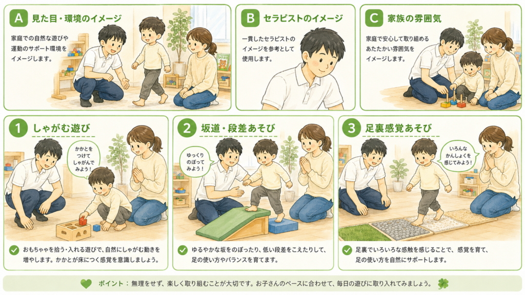 自宅での遊び