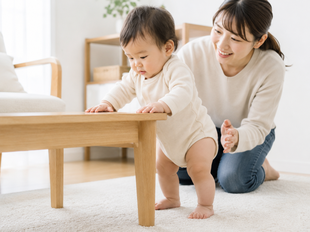 自宅での立位の様子