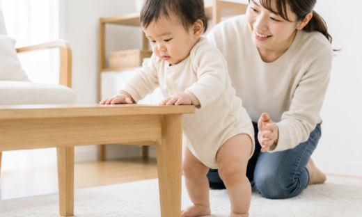 自宅での立位の様子