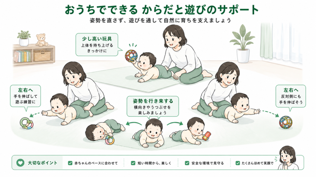 お家で出来る体と遊びのサポート