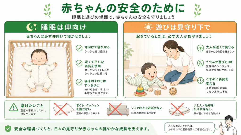 赤ちゃんの安全のために