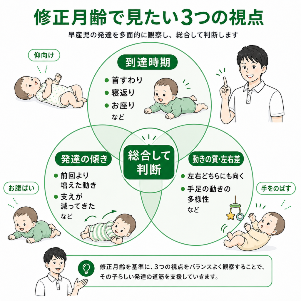 修正月齢で見たい3つの視点
