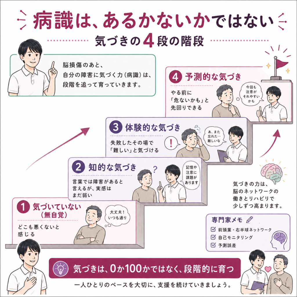 病識気づきの4段階