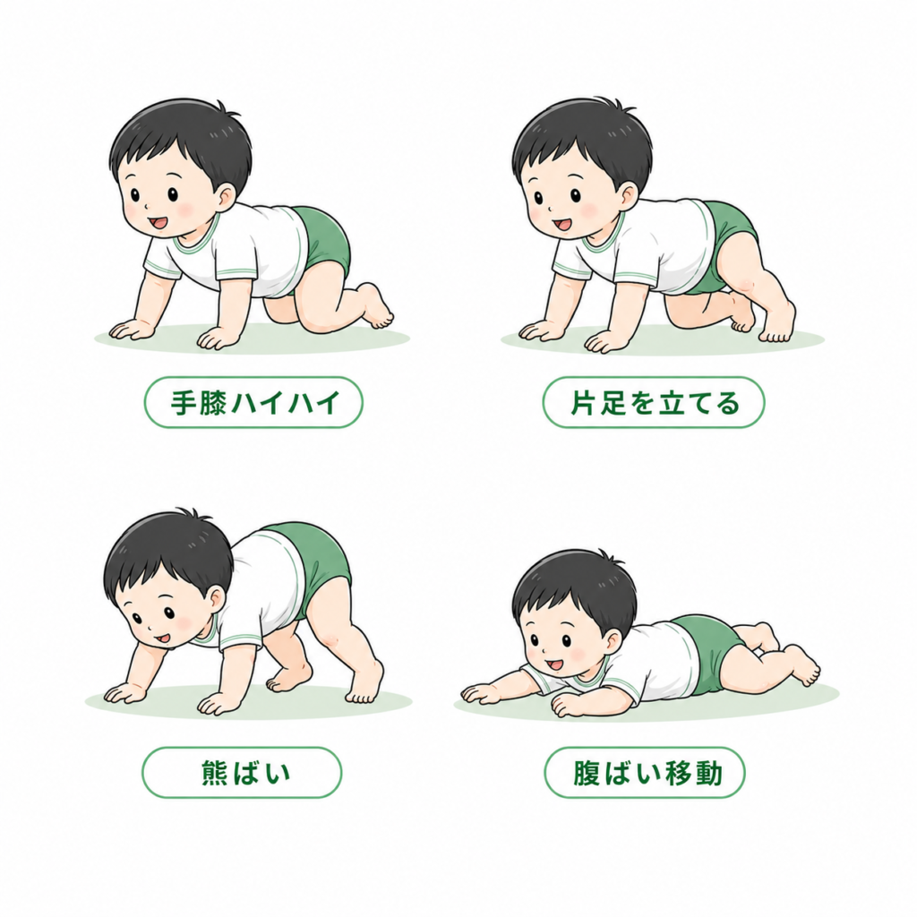 四つ這いの種類