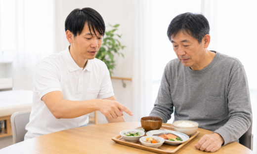 半側空間無視の配膳