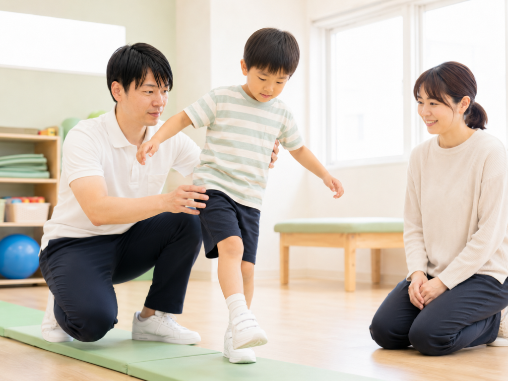 歩行訓練場面
