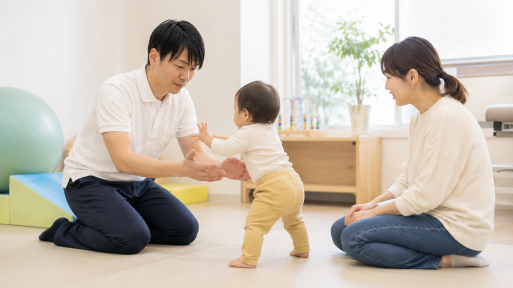 3歳歩行訓練