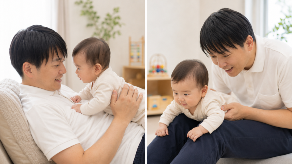 赤ちゃん抱っこリハビリ