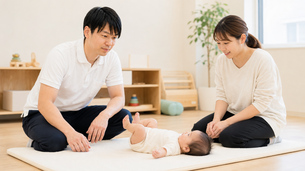 背臥位での評価