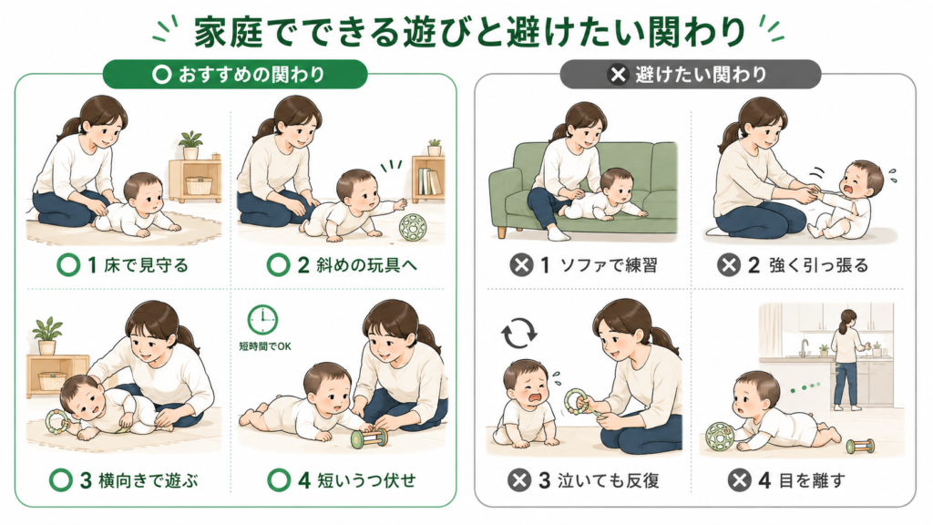 家庭で出来る遊びと避けたい関わり