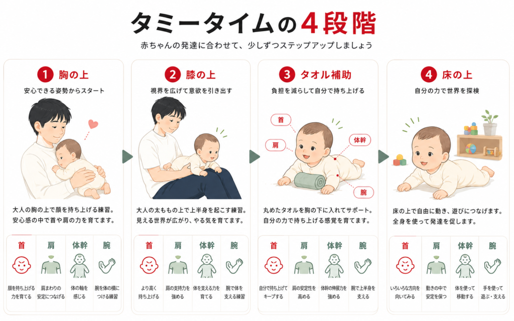 タミータイムの4段階