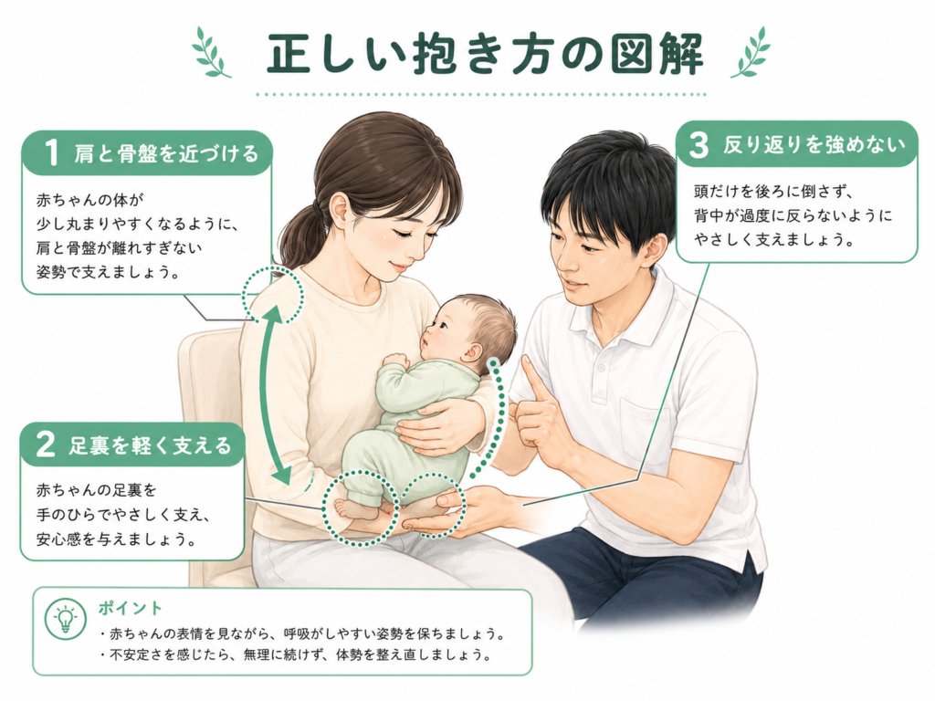 正しい抱き方