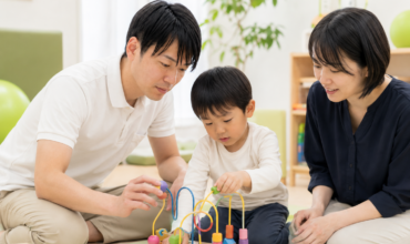 母親と療法士と子