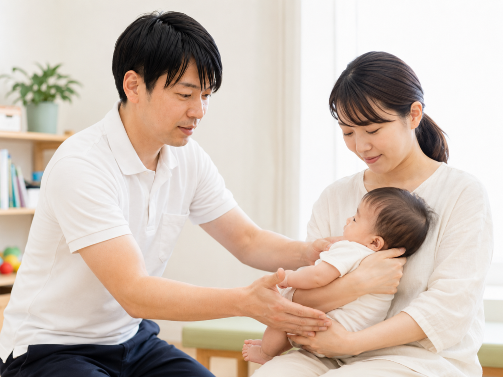 抱っこ指導