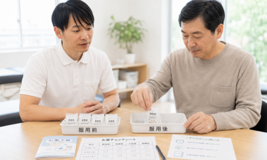 薬の飲み忘れ説明