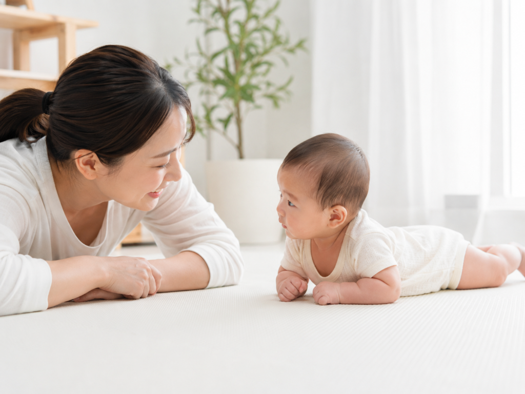 うつ伏せ自宅