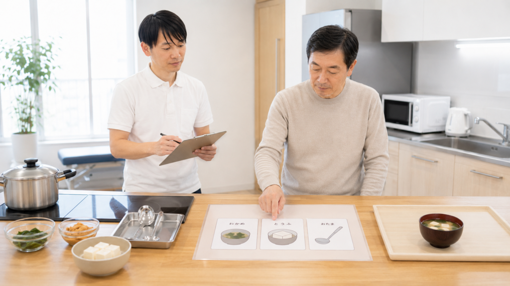 豆腐を選ぶ写真