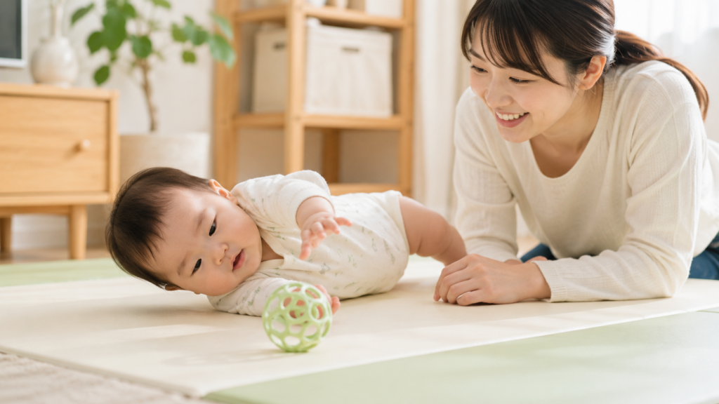 自宅での寝返り