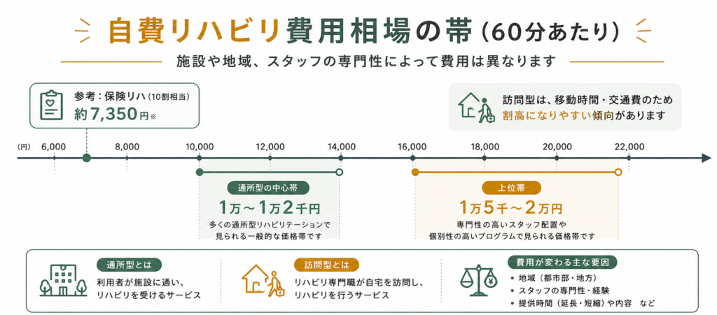 自費リハビリの相場