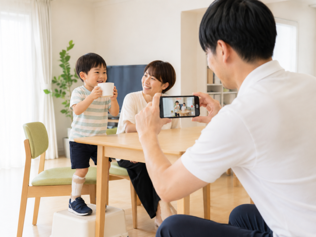 自宅での様子