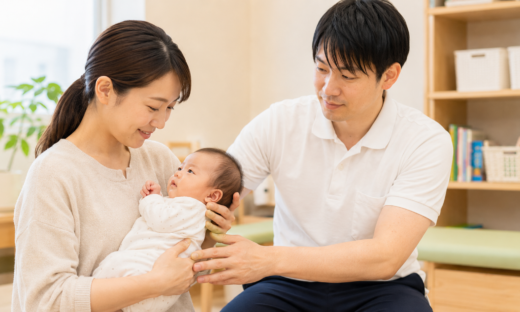 療法士と家族