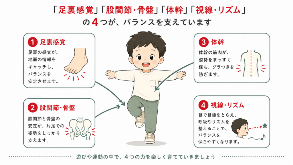 ケンケン４つのバランス