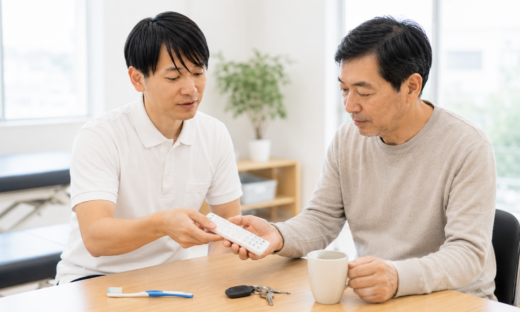 失認の説明場面