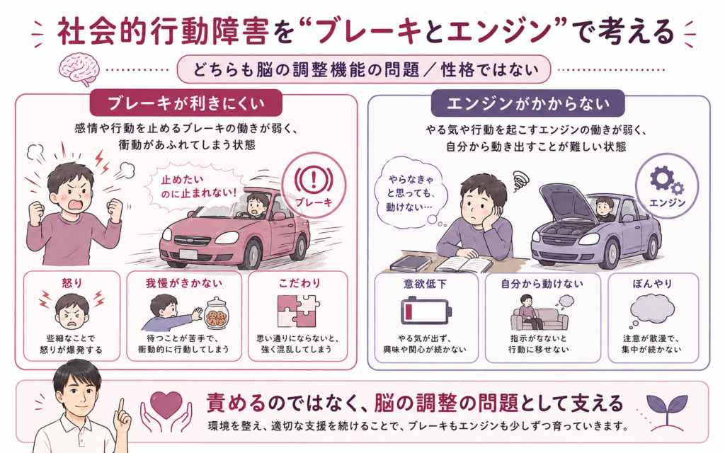 社会的行動障害の対処