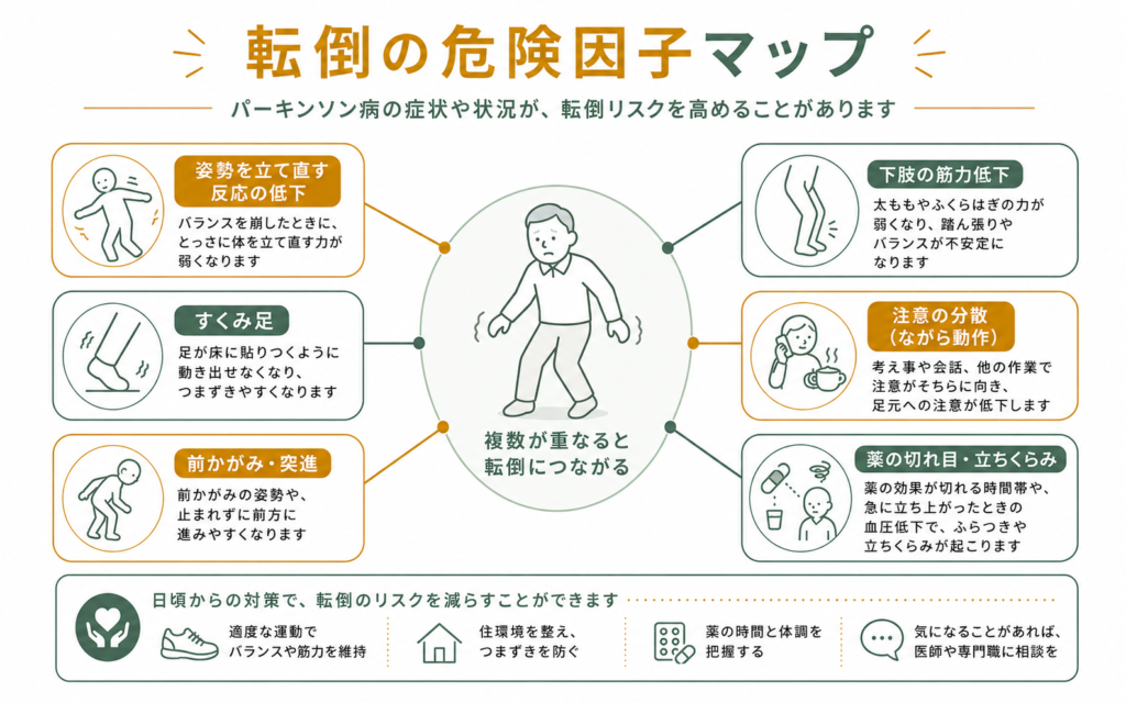 転倒の危険因子マップ