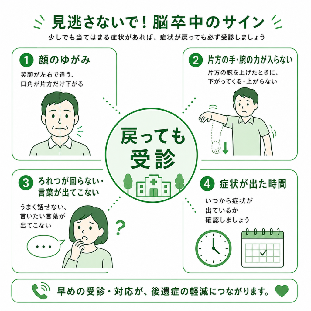 見逃さない脳卒中サイン