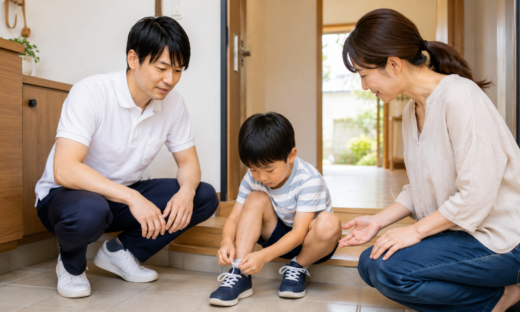 靴ひも結び