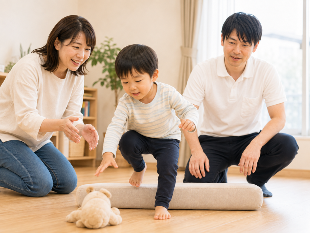 自宅での指導