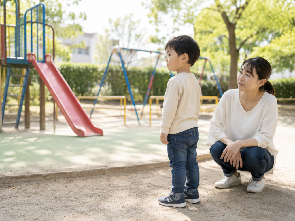 公園での様子