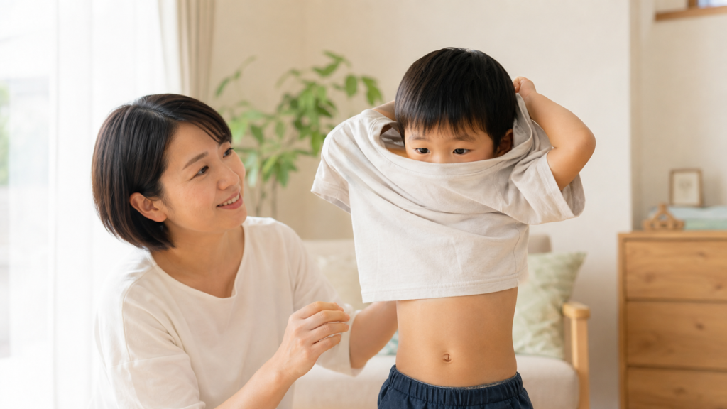 自宅での様子