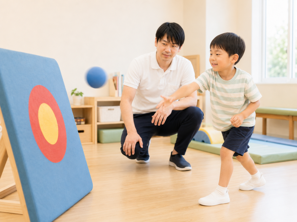 ボール投げ