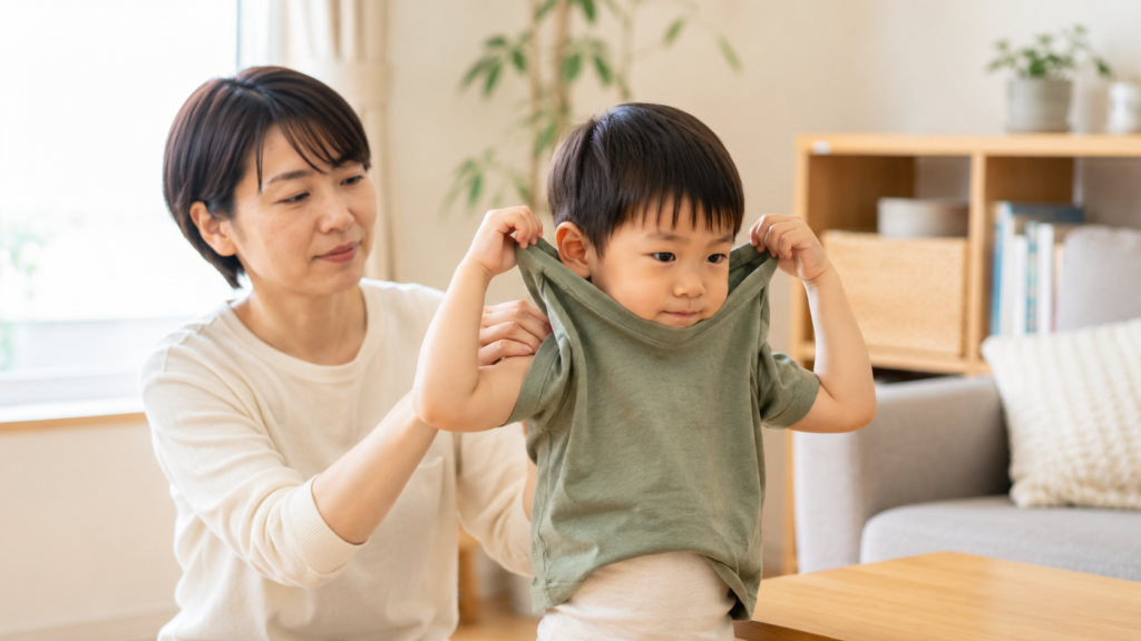 自宅での様子