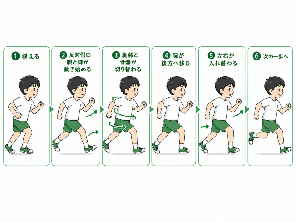 腕振りの7ステップ