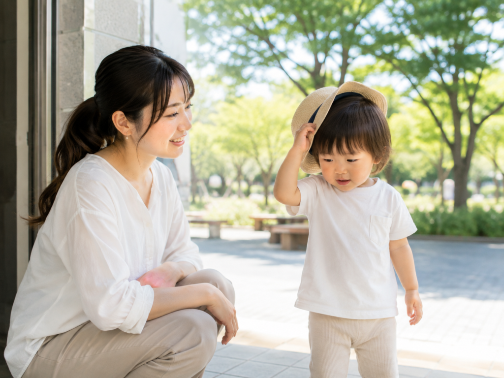 屋外での様子